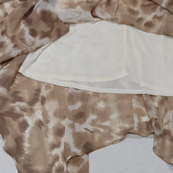 TRUTH + STYLE FULL LENGTH DRESS WITH HANDKERCHIEF HEM WOMEN'S SIZE XXS - Picture 3 of 11